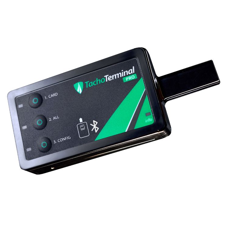 TachoTerminal PRO3 — kompakten bralnik za kartice voznikov in digitalne tahografe